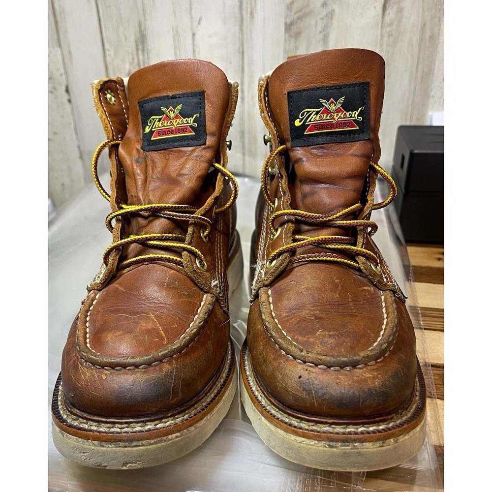 Thorogood 514-4200 Women's Work Boots Size 7 M  6" maxwear wedge nonslip  Sole